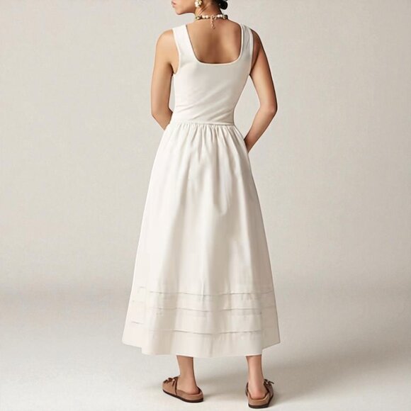 J. Crew Drop-waist mixy dress Size XS Petite - Picture 2 of 9